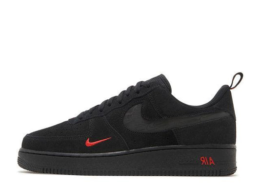 AF 1 '07 LV8 'Reflective Swoosh - Black Crimson'