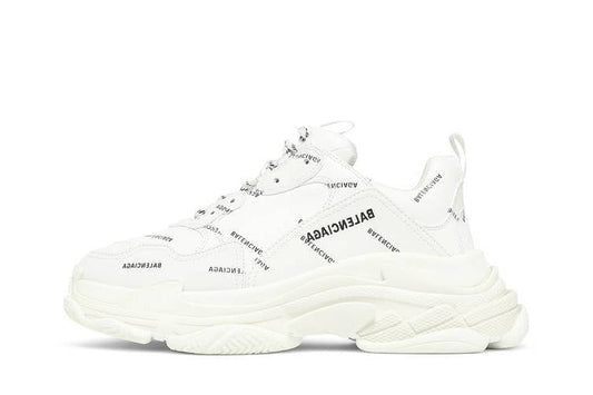 Bciaga Triple S Allover Logo White