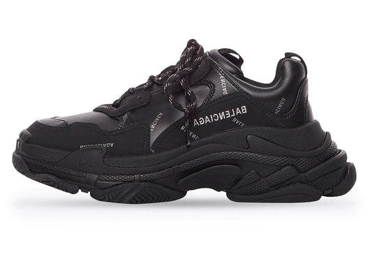 Bciaga Triple S Allover Logo Black