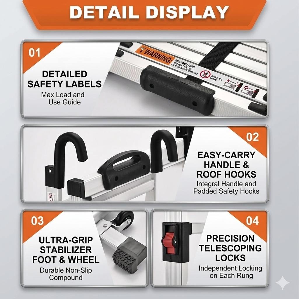 ORVANTECH™ Telescopic Ladder