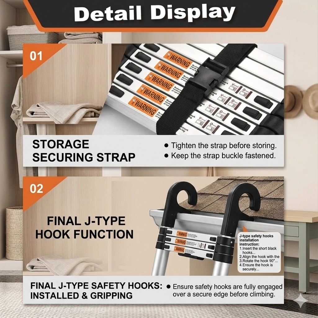 ORVANTECH™ Telescopic Ladder