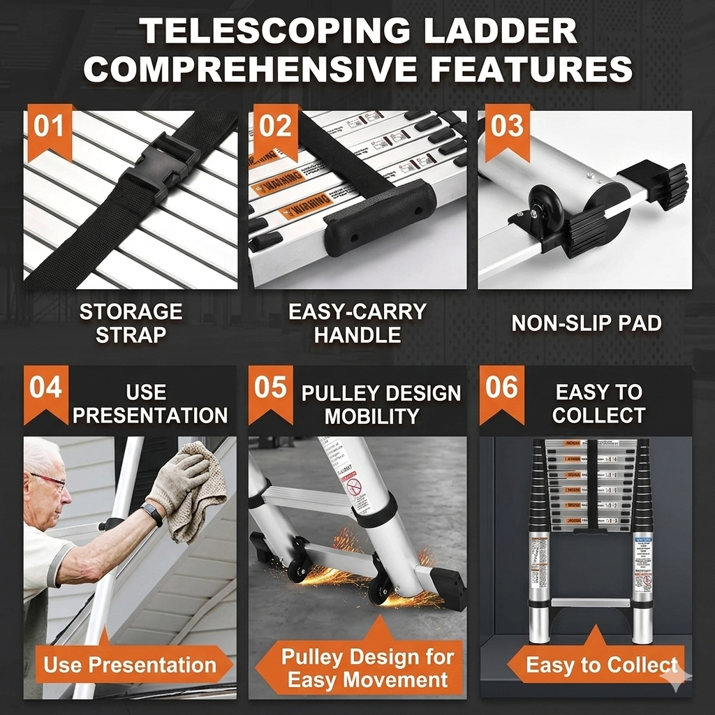 ORVANTECH™ Telescopic Ladder