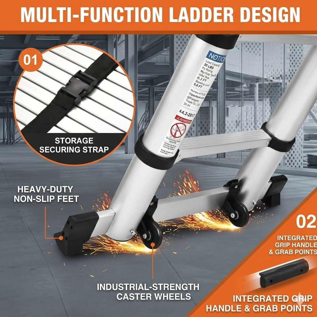 ORVANTECH™ Telescopic Ladder
