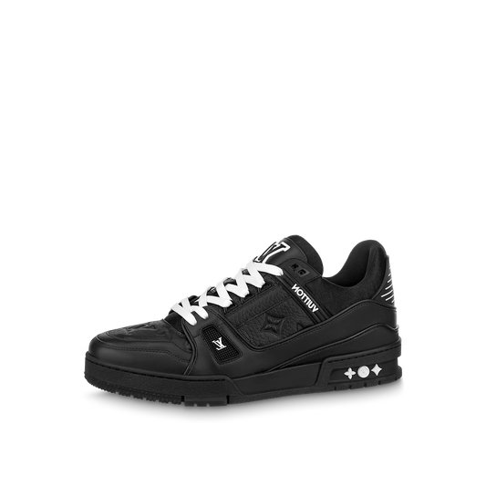 LV Trainer Black Embossed Monogram