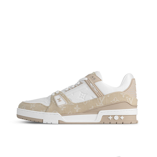 LV Trainer Sneaker Beige