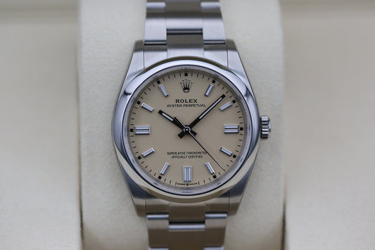 Rolx Beige OYSTER PERPETUAL 36mm 2025