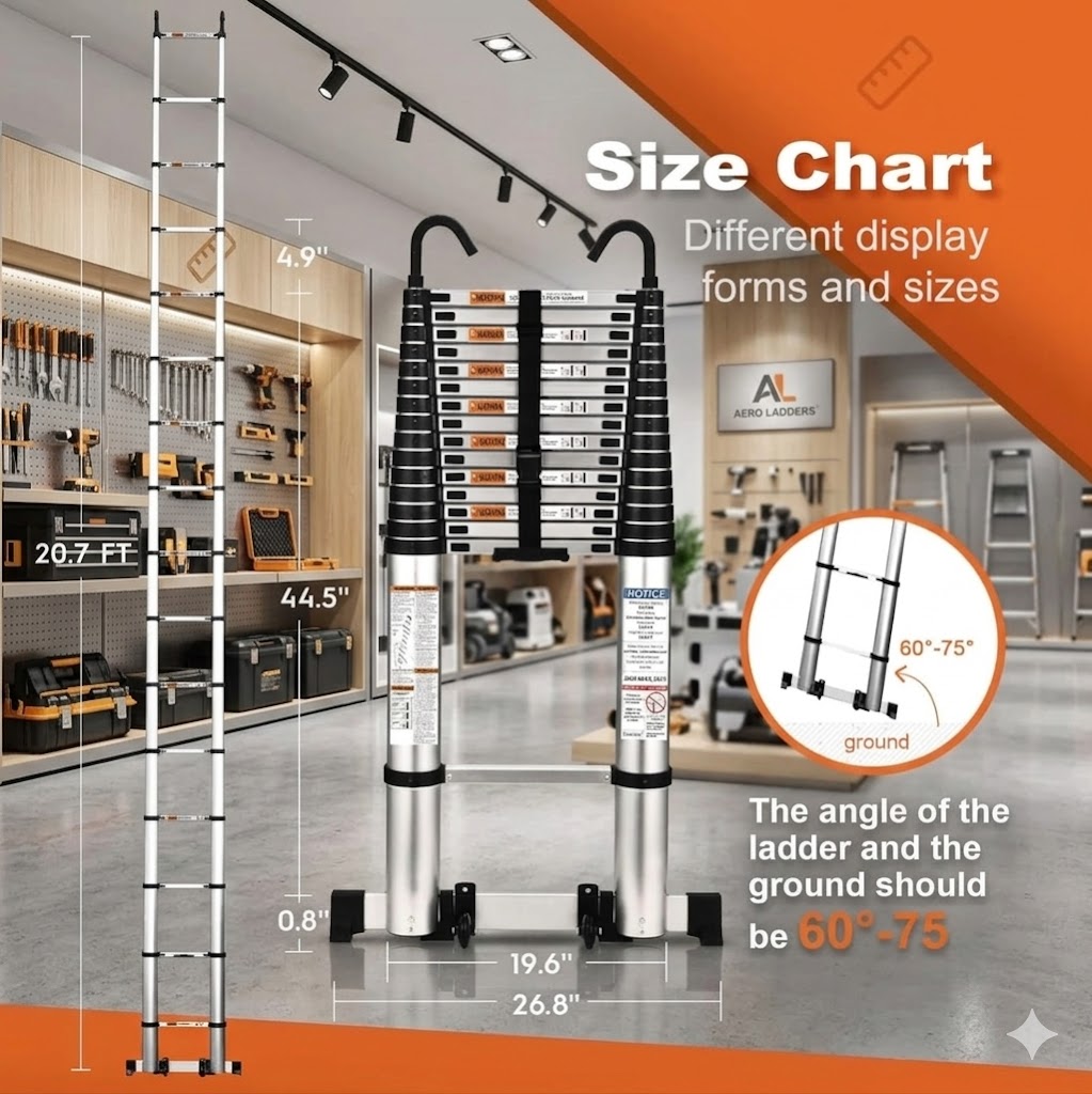 ORVANTECH™ Telescopic Ladder